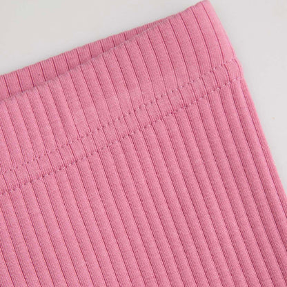 Leggings - Ribbed Pink