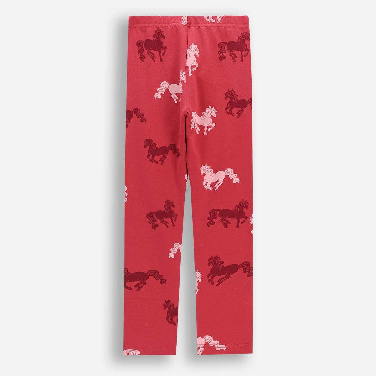 Leggings - Burgundy Horses