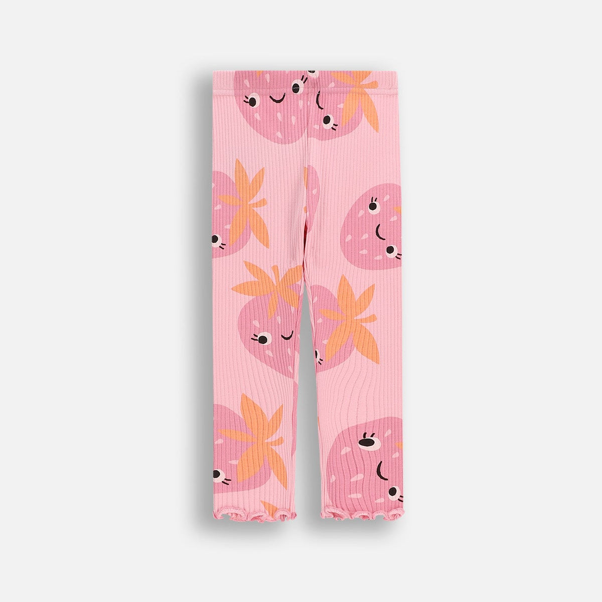 Leggings - Ribbed Strawberry