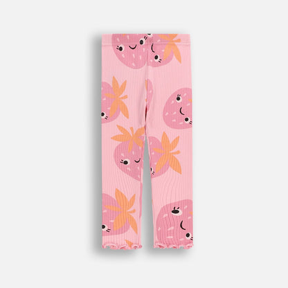 Leggings - Ribbed Strawberry