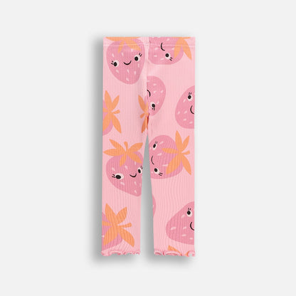 Leggings - Ribbed Strawberry