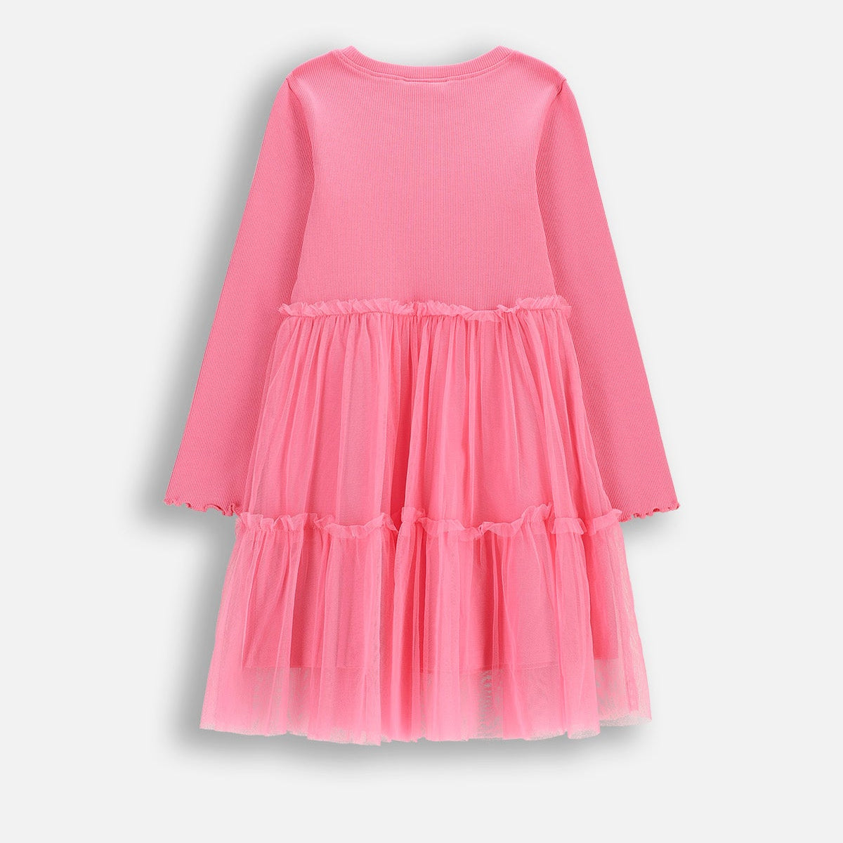 Kjóll - Ribbed Tulle Pink