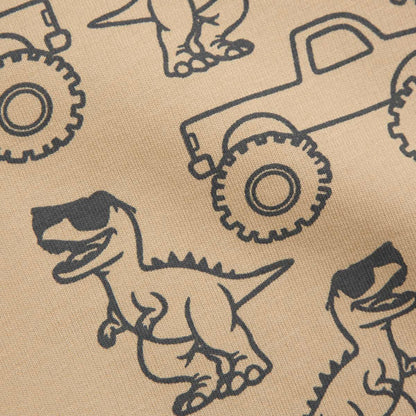 Peysa - Beige Dino Vehicles