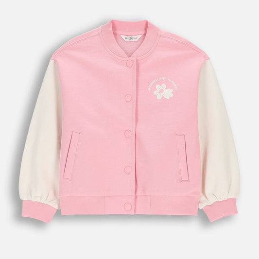 Hneppt Peysa - Bomber Jacket Powder Pink