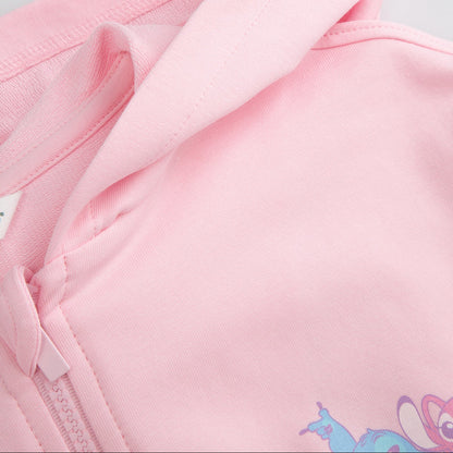 Rennd Hettupeysa - Stitch Pink