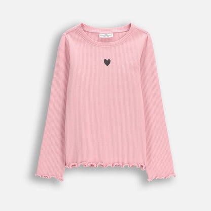 Bolur - Ribbed Pink Heart