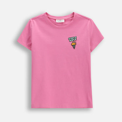 Stuttermabolur - Hello Kitty Pink