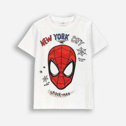 Stuttermabolur - Spiderman White
