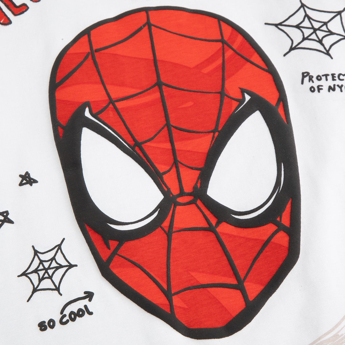 Stuttermabolur - Spiderman White