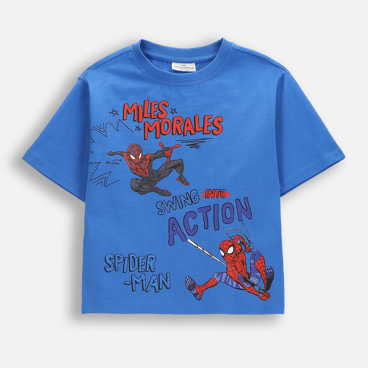 Stuttermabolur - Spiderman Blue