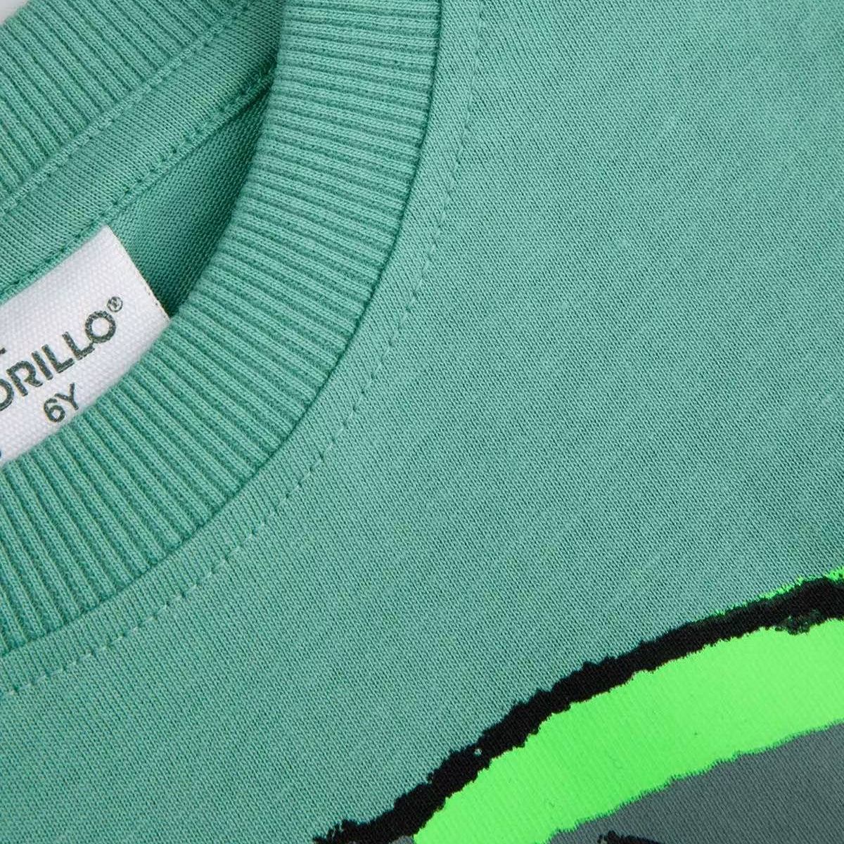 Stuttermabolur - Green Dinosaurs
