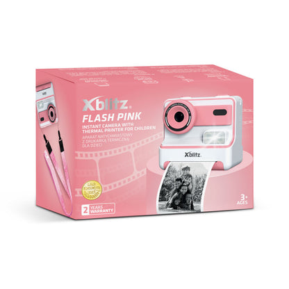 Myndavél með prentara - Xblitz Flash Pink