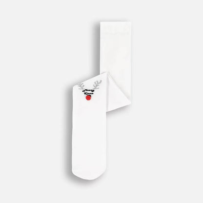 Jólasokkabuxur - White 200 DEN