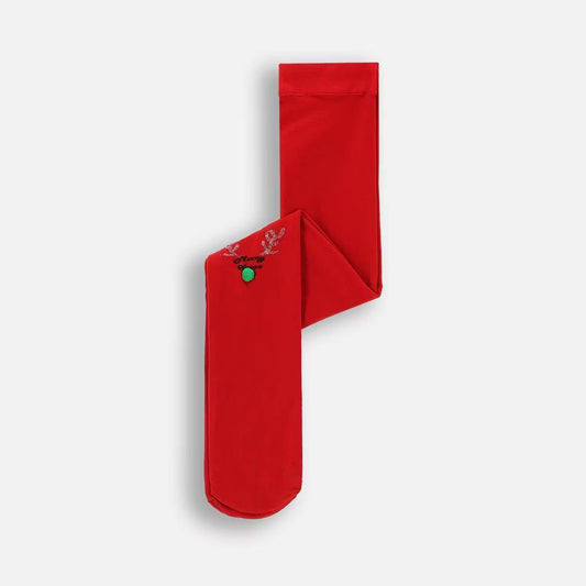 Jólasokkabuxur - Red 200 DEN
