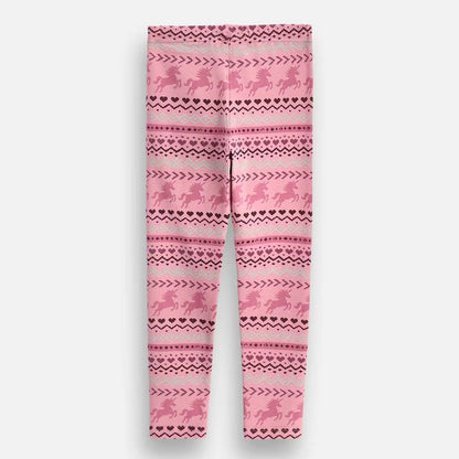 Leggings - Pink Horses