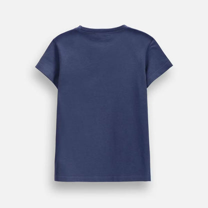 Stuttermabolur - Navy FROZEN