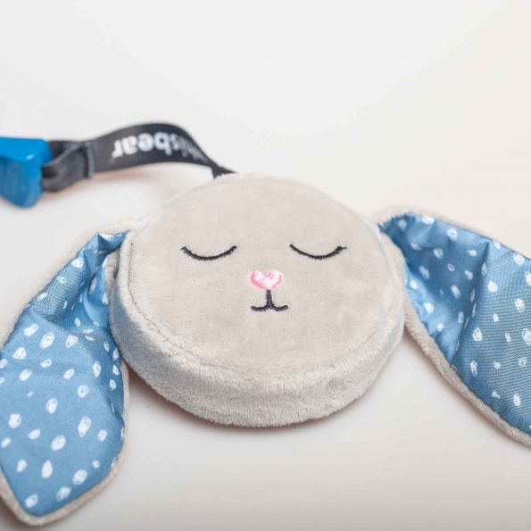 Humming Bunny with a functional clip - Gray