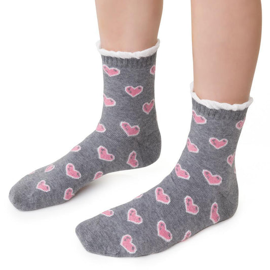 Sokkar - Gray Hearts st. 26-34