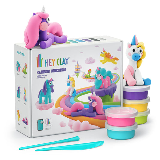 Hey Clay Rainbow Unicorns - 15 cans