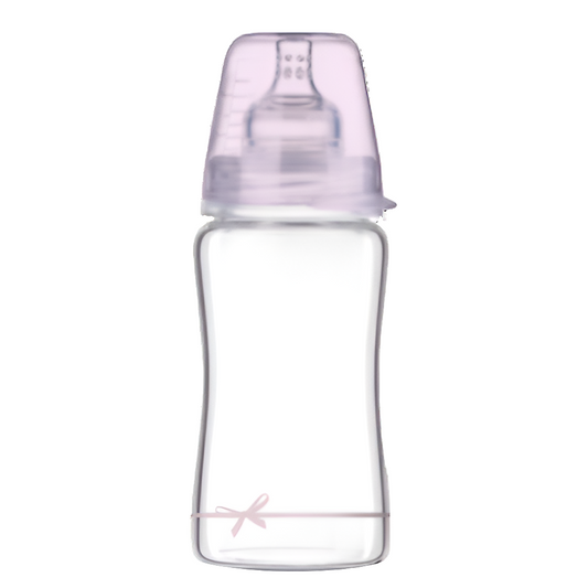 Glerpeli - LOVI Dynamic Glass Bottle 250ml - Baby Pink