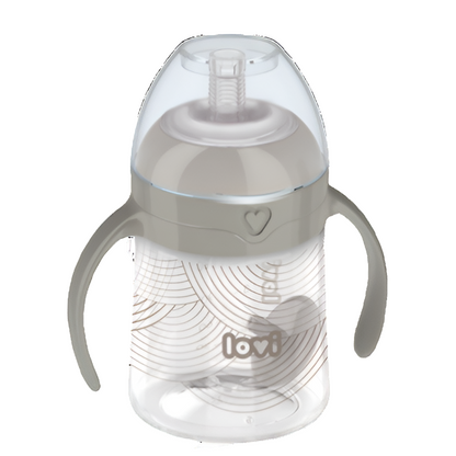 Glas með röri - LOVI First cup with weighted straw 150ml Harmony