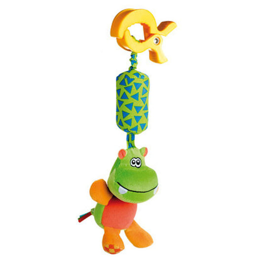 Mjúkt Leikfang - Soft Toy with rattle - Hippo
