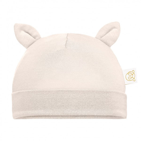 Ungbarnahúfa úr bambus -Beige