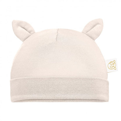 Ungbarnahúfa úr bambus -Beige