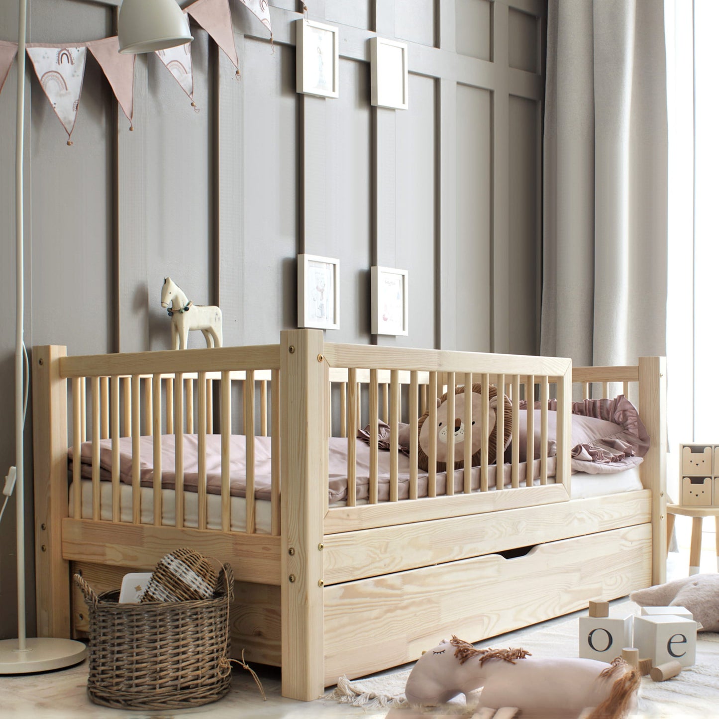 Barnarúm Basic Alto PLUS Natural 190x90cm - FORPÖNTUN