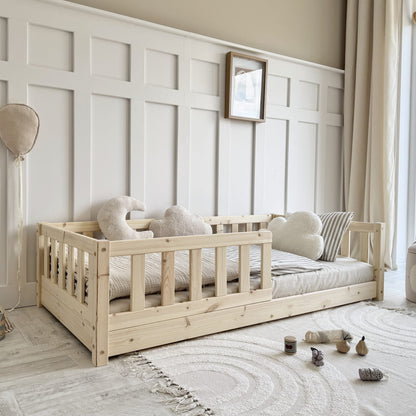 Barnarúm Basic David Natural - Pure Wood Collection - VÆNTANLEGT Í LOK JÚNÍ