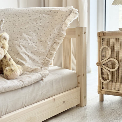 Barnarúm Basic David Natural - Pure Wood Collection - VÆNTANLEGT Í LOK JÚNÍ