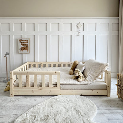 Barnarúm Basic David Natural - Pure Wood Collection - VÆNTANLEGT Í LOK JÚNÍ