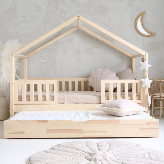 Húsrúm Housebed Natural DUO PLUS 190x90cm - VÆNTANLEGT Í LOK JÚNÍ
