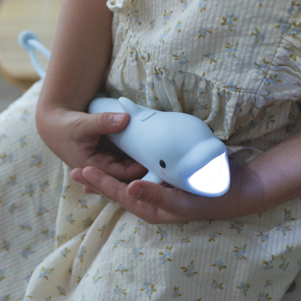 Sílikon Vasaljós USB Rechargable - Dolphin BUBBLY