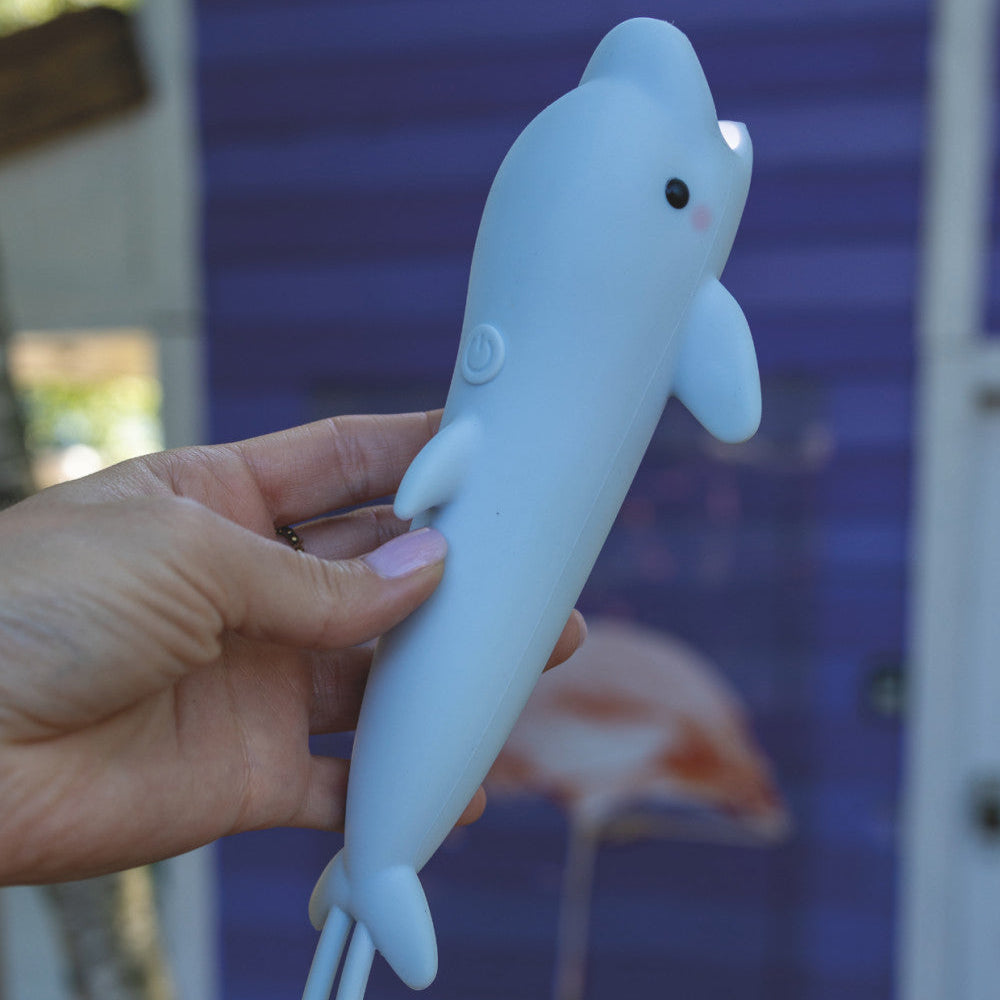 Sílikon Vasaljós USB Rechargable - Dolphin BUBBLY