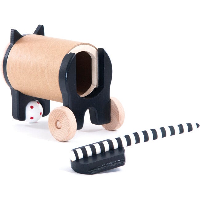 Keepsake Box Cat - Tré leikfang með geymsluhólfi