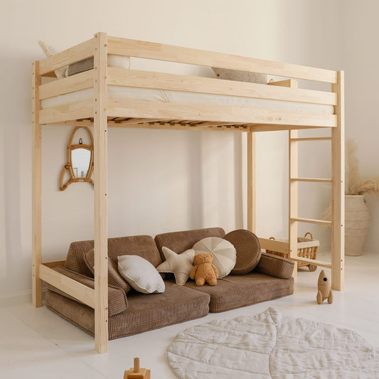 Basic Loft Bed Natural
