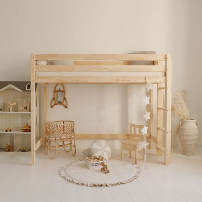 Basic Loft Bed Natural