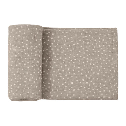 Bamboo Swaddle XL - Taupe Stones