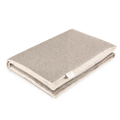 Bamboo Sæng/Teppi - Taupe Stones Beige Minky