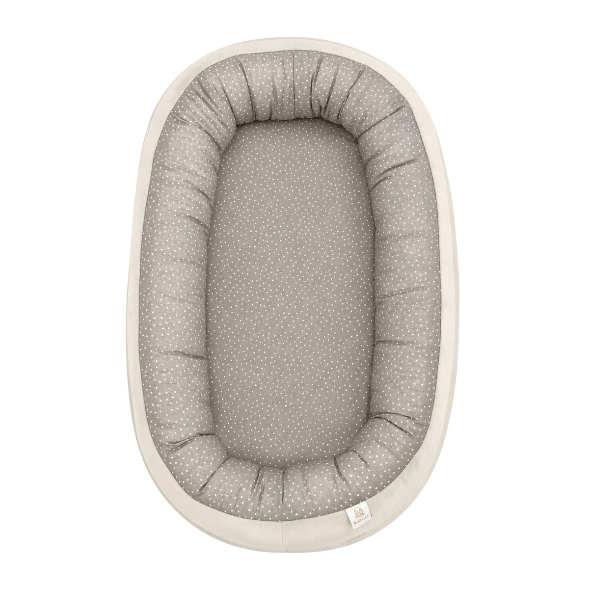Bambus Ungbarnahreiður - Taupe Stones Beige