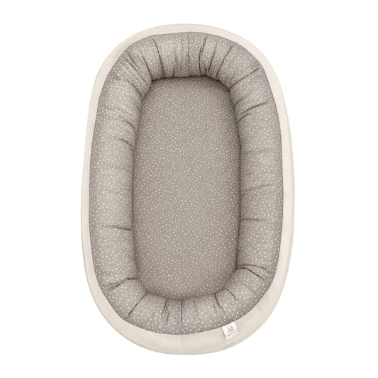 Bambus Ungbarnahreiður - Taupe Stones Beige