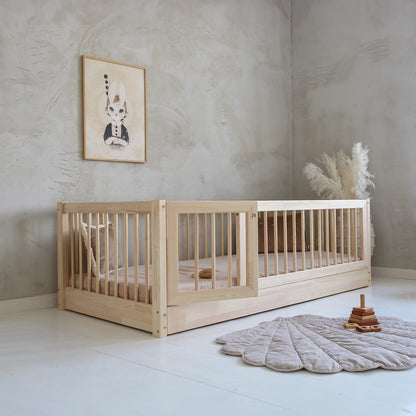 Ungbarnarúm Basic Bambi Cot Natural 200/100cm