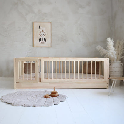 Ungbarnarúm Basic Bambi Cot Natural 200/100cm