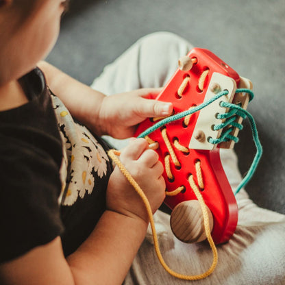Lacing Shoe - Red