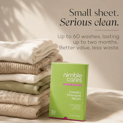 Nimble Cares Laundry Sheets - Spring Blossom