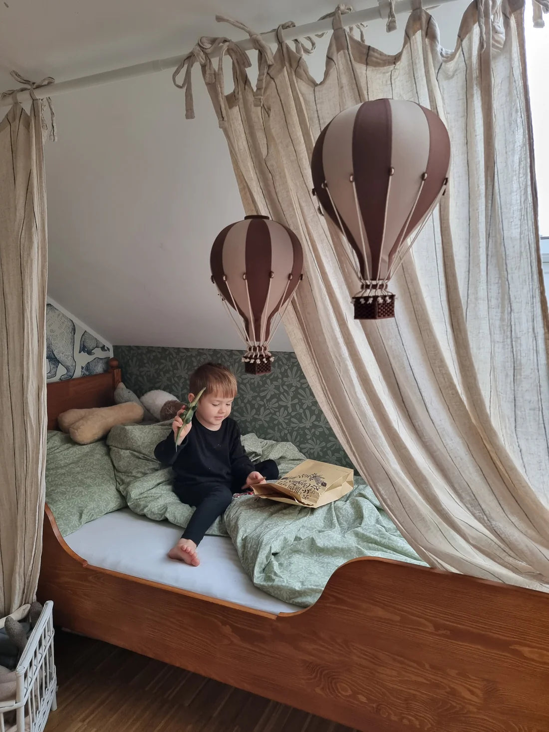 Loftbelgur - Chocolate/Beige S, M & L