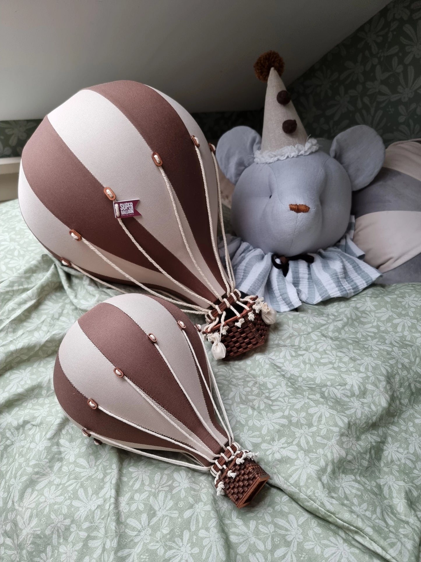 Loftbelgur - Chocolate/Beige S, M & L