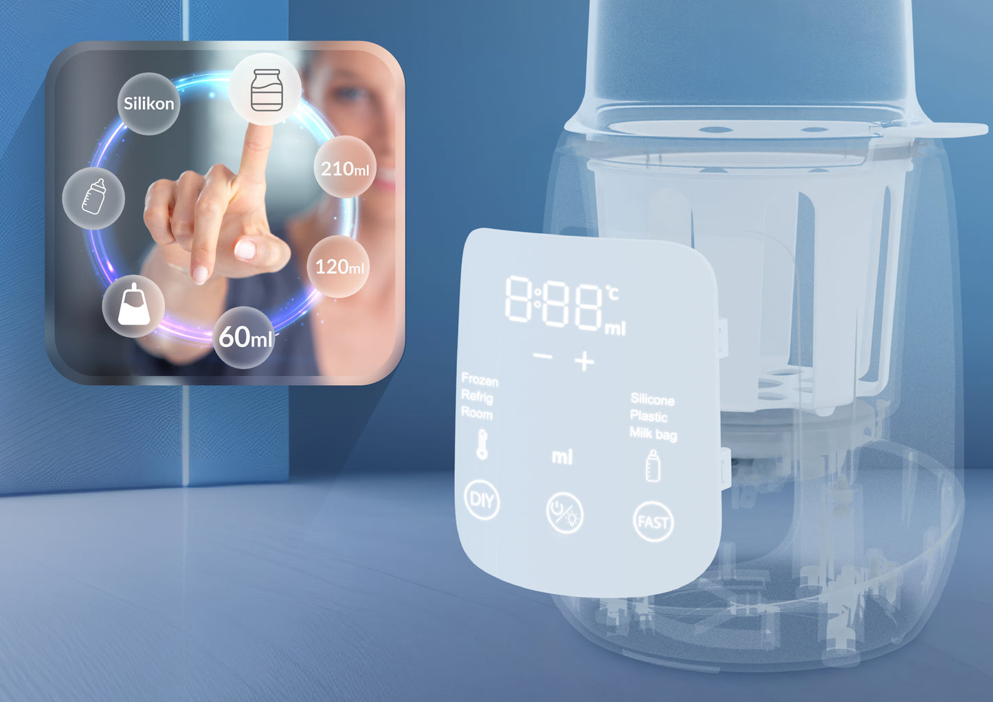 Pelahitari og hreinsir - Neno Tocco 6in1 - FORPÖNTUN