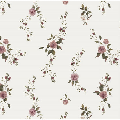 Bambus Ungbarnahreiður - Rose Garden White Luxe